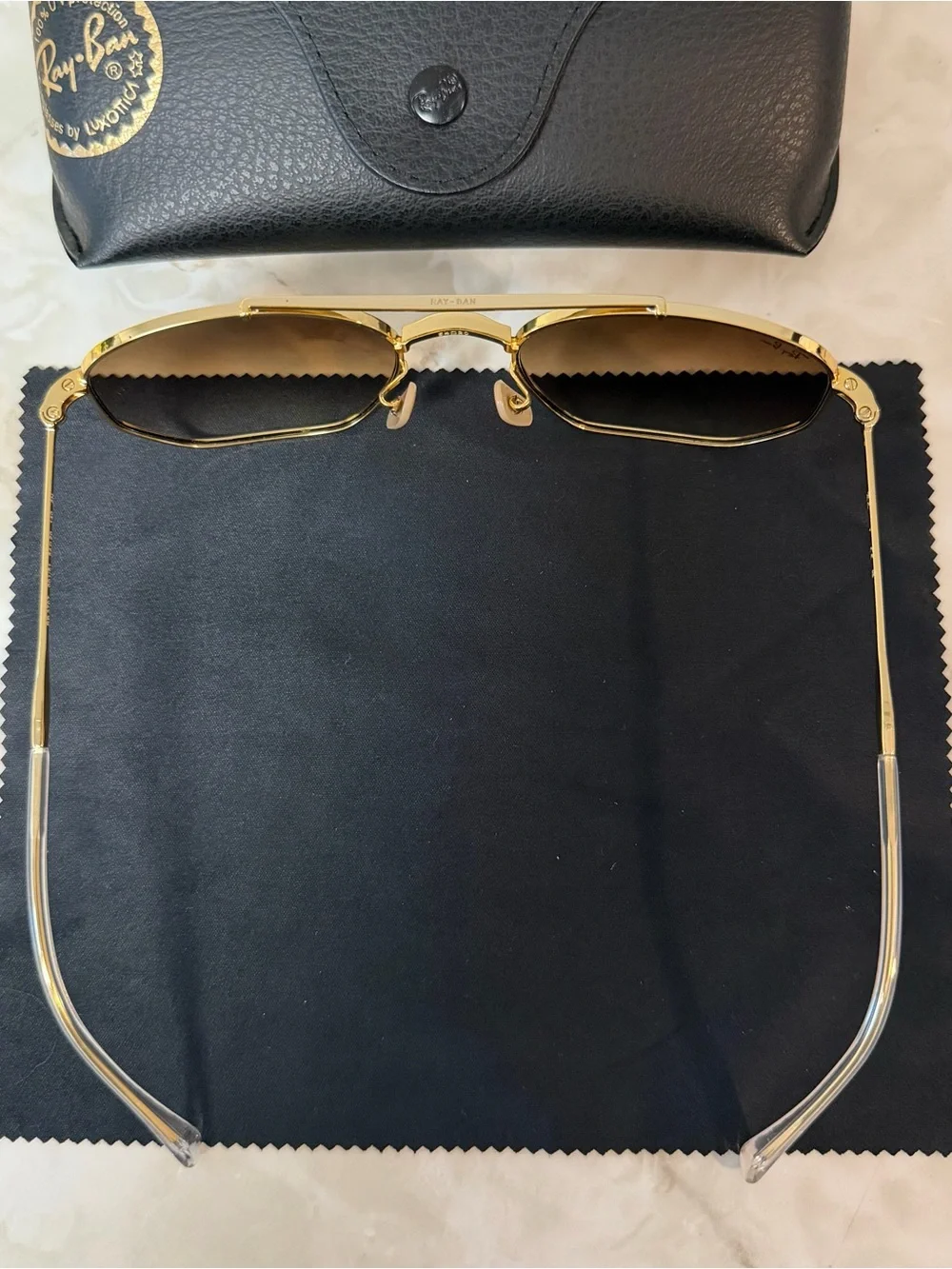 Rayban RB3707 in Polished Arista Gold